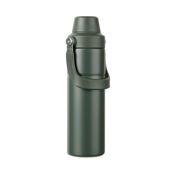 Termo lahev Baltimore trek 600 ml z RCS recykl. oceli - Zelená