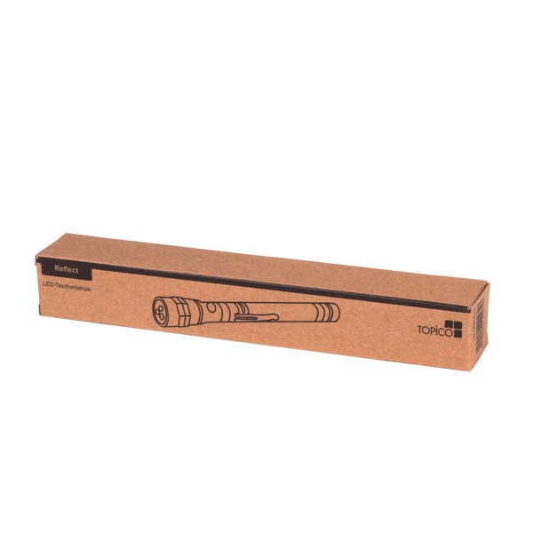 Led-Taschenlampe Reflect - Schwarz