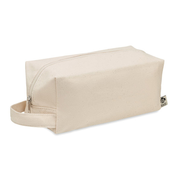 Canvas cosmetic bag 220 gr m Bia Beige