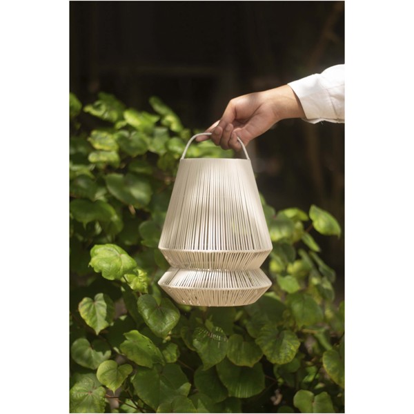 Abat jour portable recyclé Originalhome Lampion - Gris clair