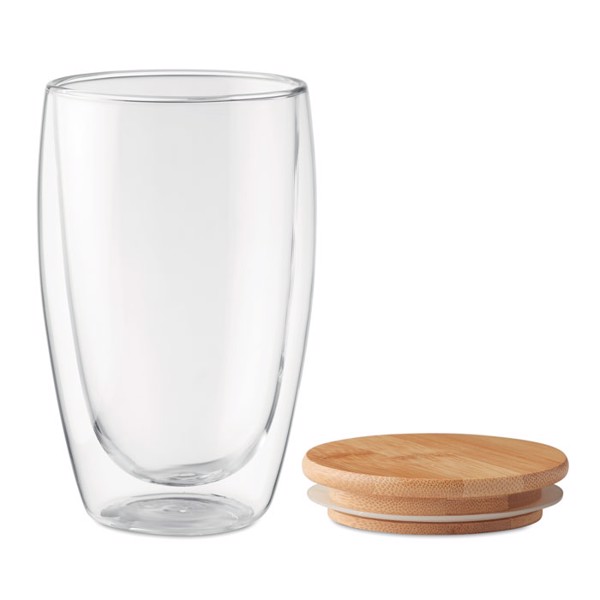 Tirana Velik dvostenski kozarec 450 ml, borosilikat