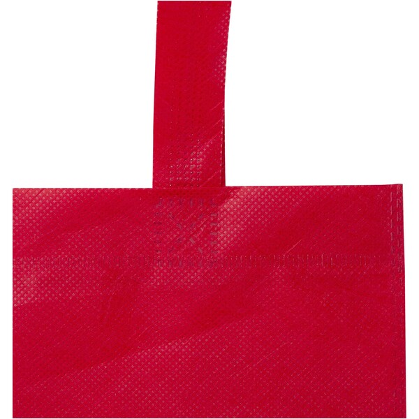Mini tote bag in tessuto riciclato certificato GRS da 3 litri EcoSeal - Rosso