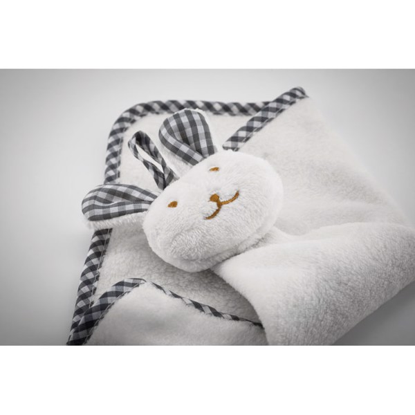 MB - Plush rabbit design baby towel Hug Me