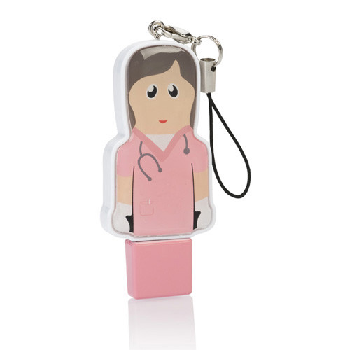 Mini USB custom figure - WHITE_1GB