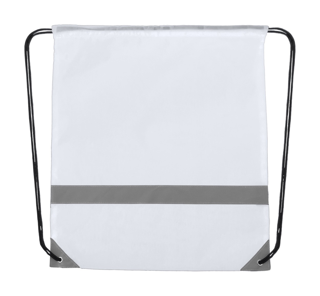Reflective Drawstring Bag Lemap - White