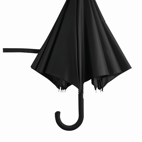 Automatic Stick Umbrella Cancan - Black / White