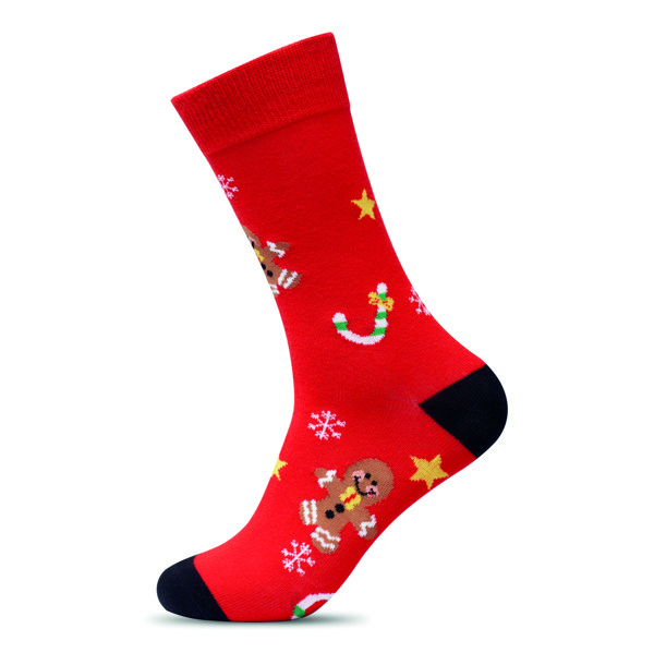 Pair of Christmas socks L Soc Large - Red