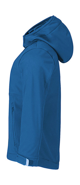 Hooded Softshell / Kids - Black / 5/6 (110/116)