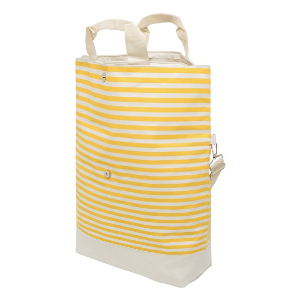 Strandtasche Juist - Beige / Gelb