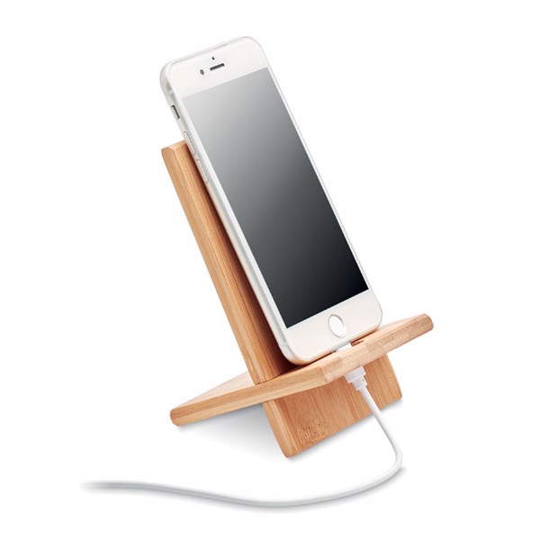 Whippy bamboo phone holder, 140x80 mm