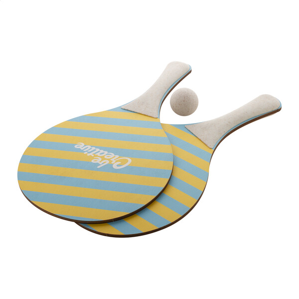 Jeu tennis de plage personnalisé CreaShot