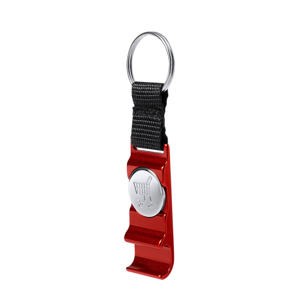 Llavero Moneda Soporte Nevin - Plateado