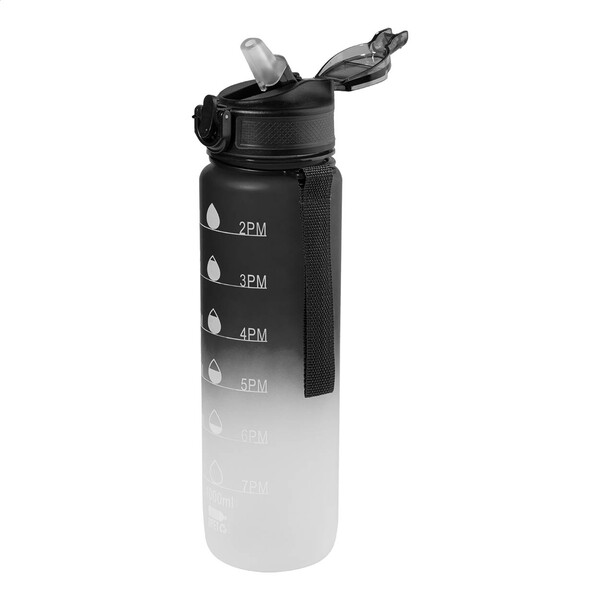 Rpet Motivational Bottle Sipgrade - Black