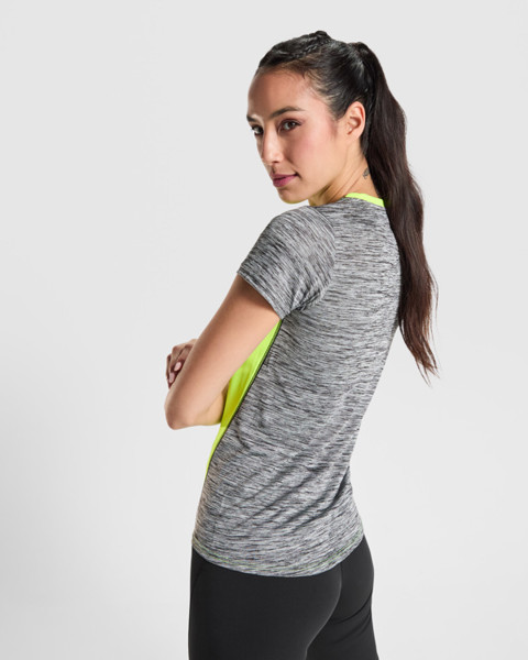 T-Shirt Zolder Woman - White/Heather Black / L