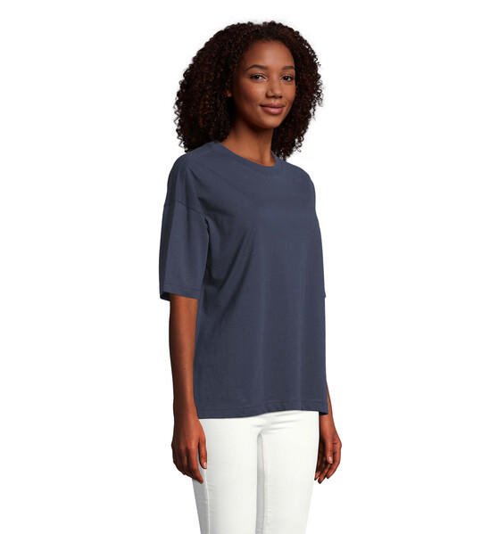 BOXY WOMEN T-SHIRT OVERSIZE - Francuska marynarka wojenna / L