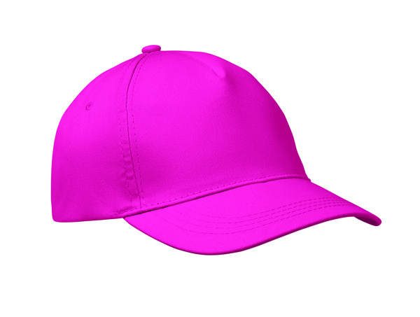 Cappellino 5 pannelli 160 gr Buzz - Fucsia