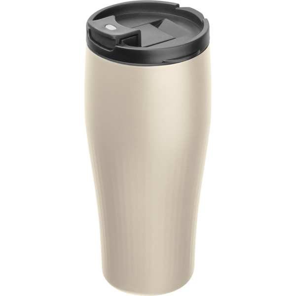 TOMMASO Vákuový nerezový termohrnček, 500 ml - Beige