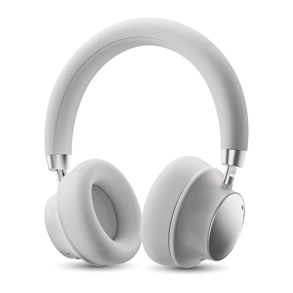 JUNDO - CASQUE À RÉDUCTION DE BRUIT ANC BLUETOOTH SANS FIL BLANC ET ALUMINIUM