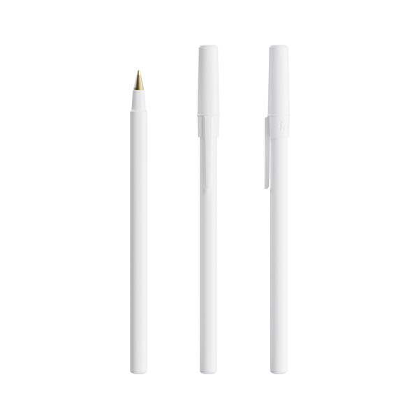 BIC® Round Stic® Kugelschreiber - Weiß