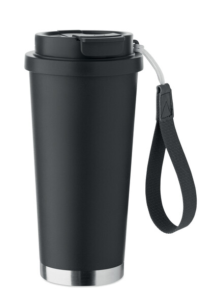 Double wall tumbler 500ml Topaz Large - Black