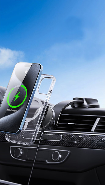 Magsafe magnetic wireless car charger