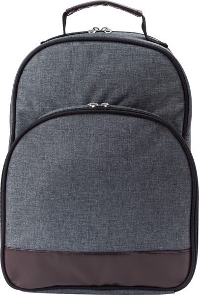Sac à dos pique-nique en polycanvas Jolie - Grey