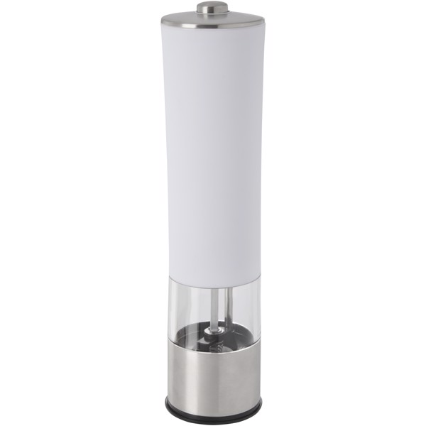 Kirkenes electric salt or pepper mill - White