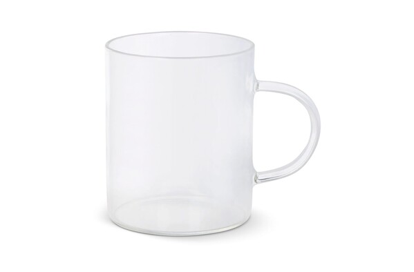 Coffee glass with handle Vardez 180 ml