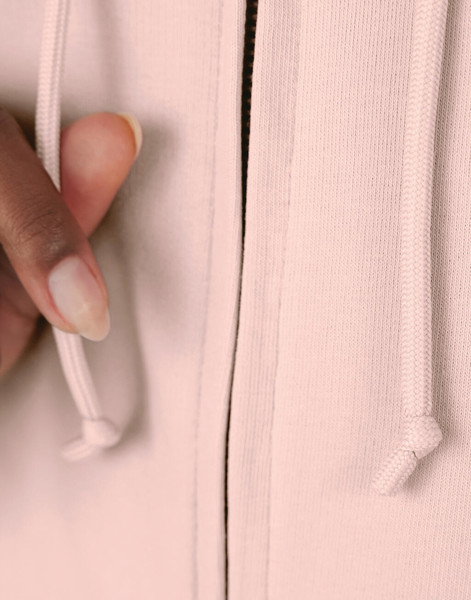 Zipped Hooded / Women - White / XL