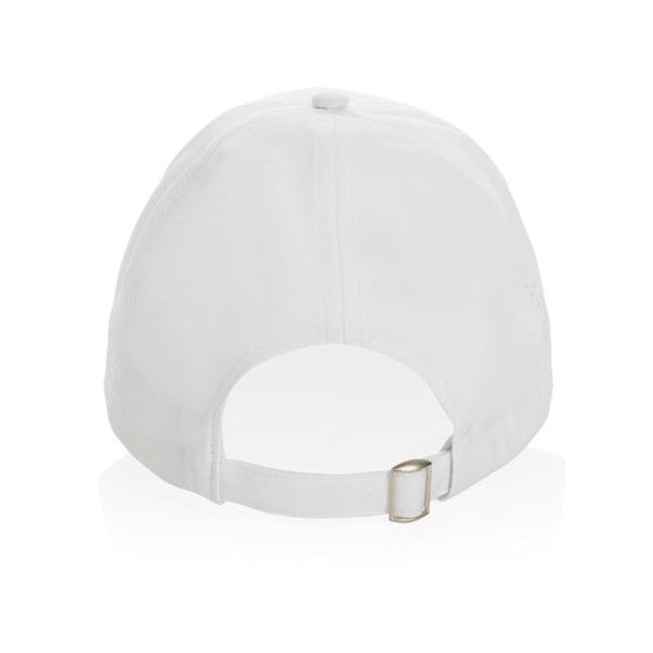 Casquette de sport 6 panneaux en rPET Impact AWARE™ - Blanc