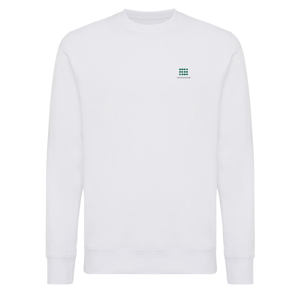 Lehká mikina Iqoniq Etosha z recykl. bavlny - Recycled White / XXXL