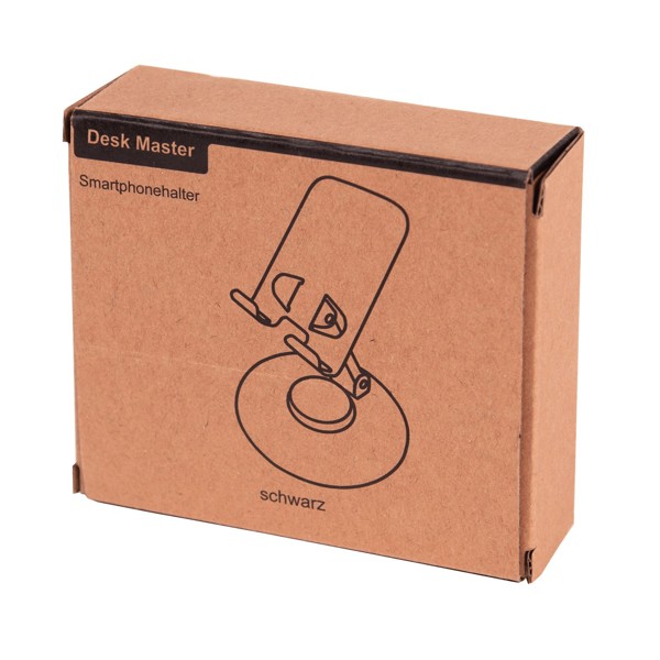 Faltbarer Stahl-Telefonhalter Desk Master - Schwarz