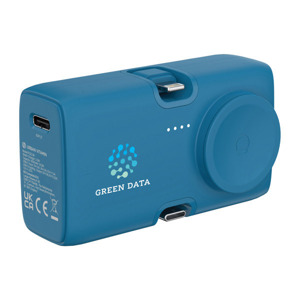 Powerbank 20W PD en plastique RCS Urban Vitamin San Diego - Bleu