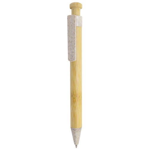 BOLIGRAFO DE BAMBÚ Y FIBRA DE TRIGO