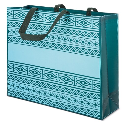 SAC NON TISSÉ LAMINÉ “IVELYS” - Turquoise