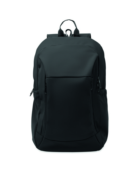 Mochila portátil 15" PU macio Korovin - Preto