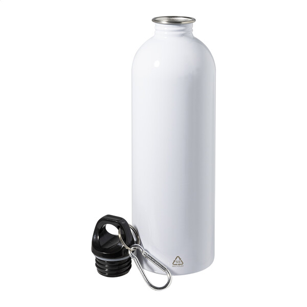 Recycled Stainless Steel Bottle Ressuto XL - White