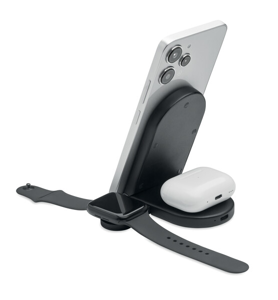 Foldable 3-in-1 charger 15W Elasti
