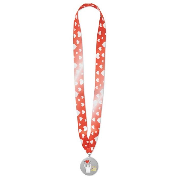 Medalha em liga de zinco com forma personalizada até 80mm X 80mm
