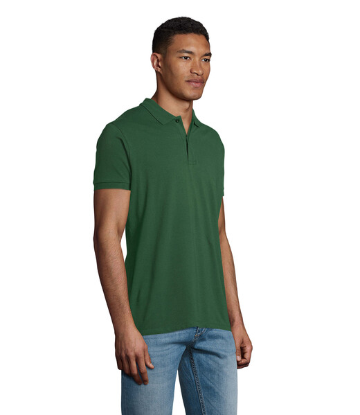 PLANET MEN polo 170g - Verde Garrafa EscuroS