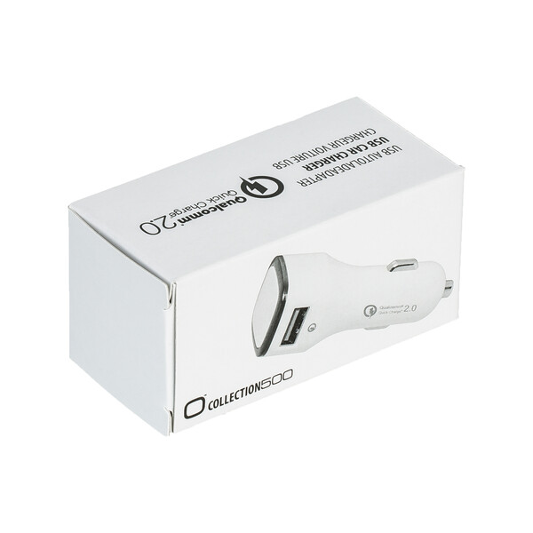 Chargeur voiture USB Quick Charge 2.0® COLLECTION 500 - bleu