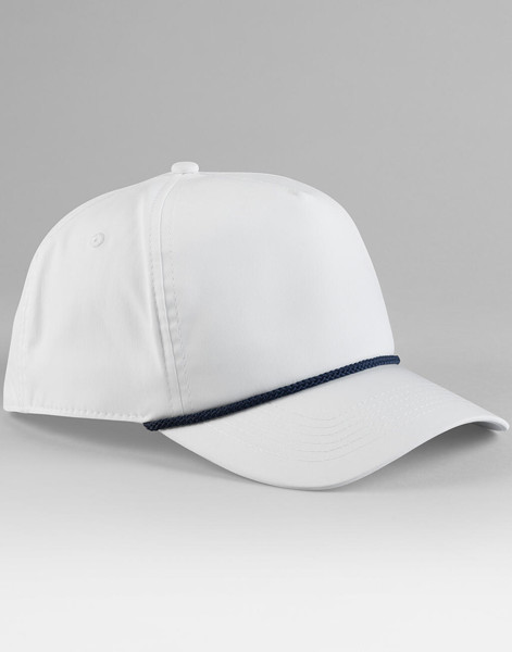 Rope Detail Golf Cap - White / Navy / ONE SIZE