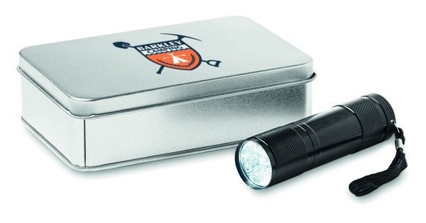 Svetilka Led Plus, aluminij, 9 LED - Črna