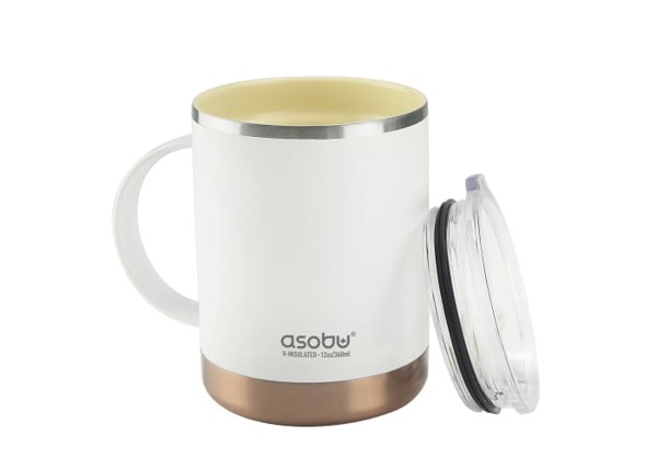 Asobu Ultimate mug with Puramic 360ml - White