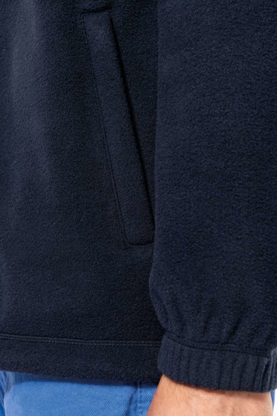 Unisex Microfleece Elasticated Jacket - Dark Grey / XS