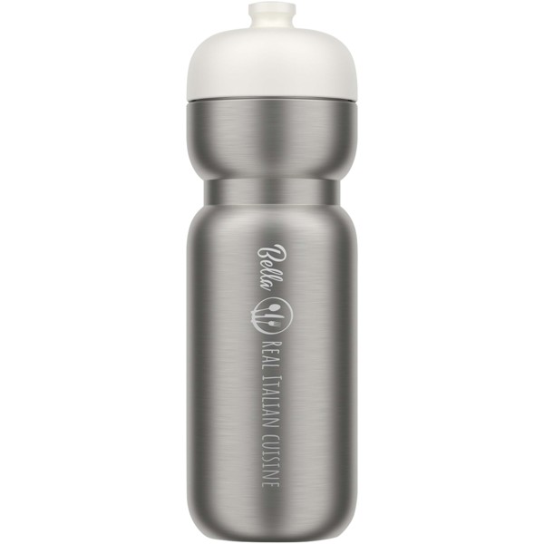 Mepal Pull 800 ml Edelstahl Sportflasche - weiss