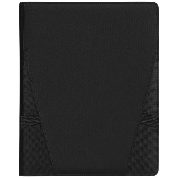 Coastal Threads™ Repreve® Tech Organiser Padfolio - A4 - Black / Heat transfer