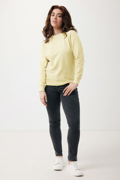 Lehká mikina Iqoniq Etosha z recykl. bavlny - Cream Yellow / XS