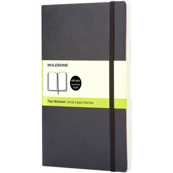 Moleskine Classic L soft cover notebook - plain - Solid Black