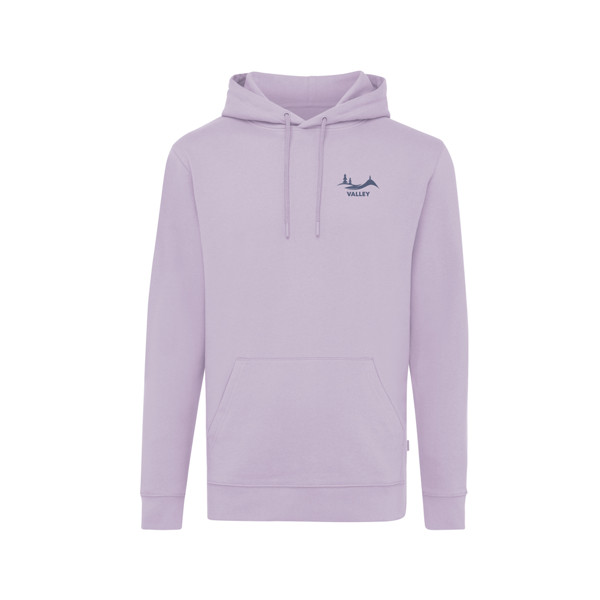 Sweat à capuche en coton recyclé Iqoniq Jasper - Lavender / XS